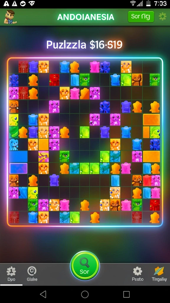 Tampilan antarmuka naskahtoto di Android